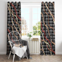 Hawaii Palaka Niihau Shell Lei Window Curtain Tropical Island Plaid Patterns DT05 - Polynesian Pride