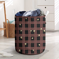 Hawaii Palaka Kahelelani Shell Lei Costume Laundry Basket Plaid Patterns DT05 Black - Polynesian Pride