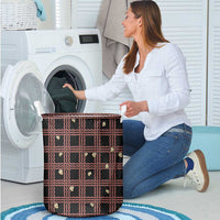 Hawaii Palaka Kahelelani Shell Lei Costume Laundry Basket Plaid Patterns DT05 - Polynesian Pride