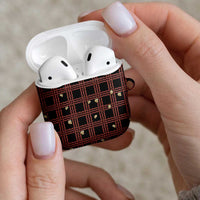 Hawaii Palaka Kahelelani Shell Lei Costume AirPods Case Plaid Patterns DT05 - Polynesian Pride