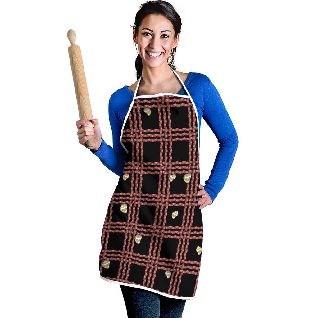 Hawaii Palaka Kahelelani Shell Lei Costume Apron Plaid Patterns DT05 - Polynesian Pride