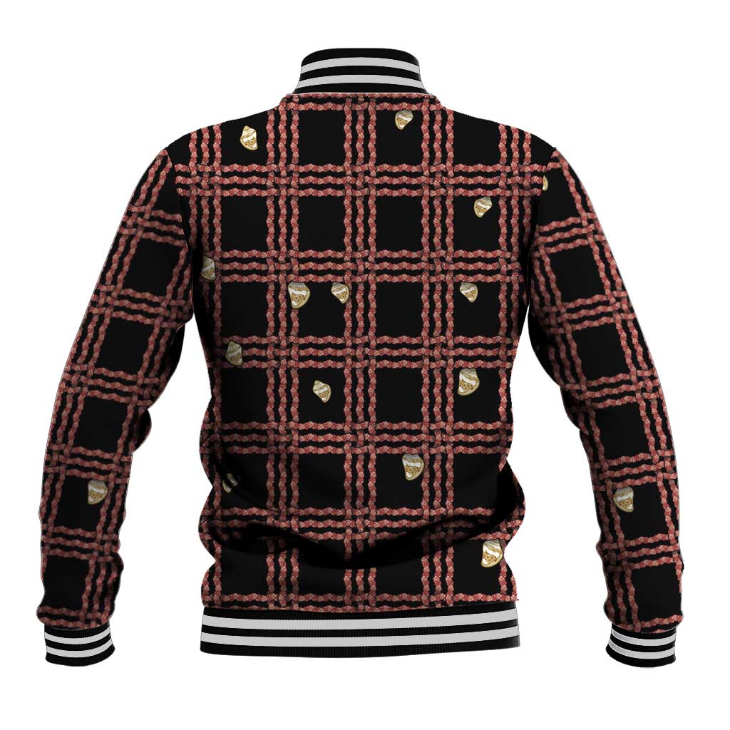 Hawaii Palaka Kahelelani Shell Lei Costume Baseball Jacket Plaid Patterns DT05 - Polynesian Pride