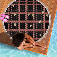Hawaii Palaka Kahelelani Shell Lei Costume Beach Blanket Plaid Patterns DT05 - Polynesian Pride
