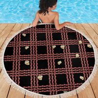 Hawaii Palaka Kahelelani Shell Lei Costume Beach Blanket Plaid Patterns DT05 - Polynesian Pride