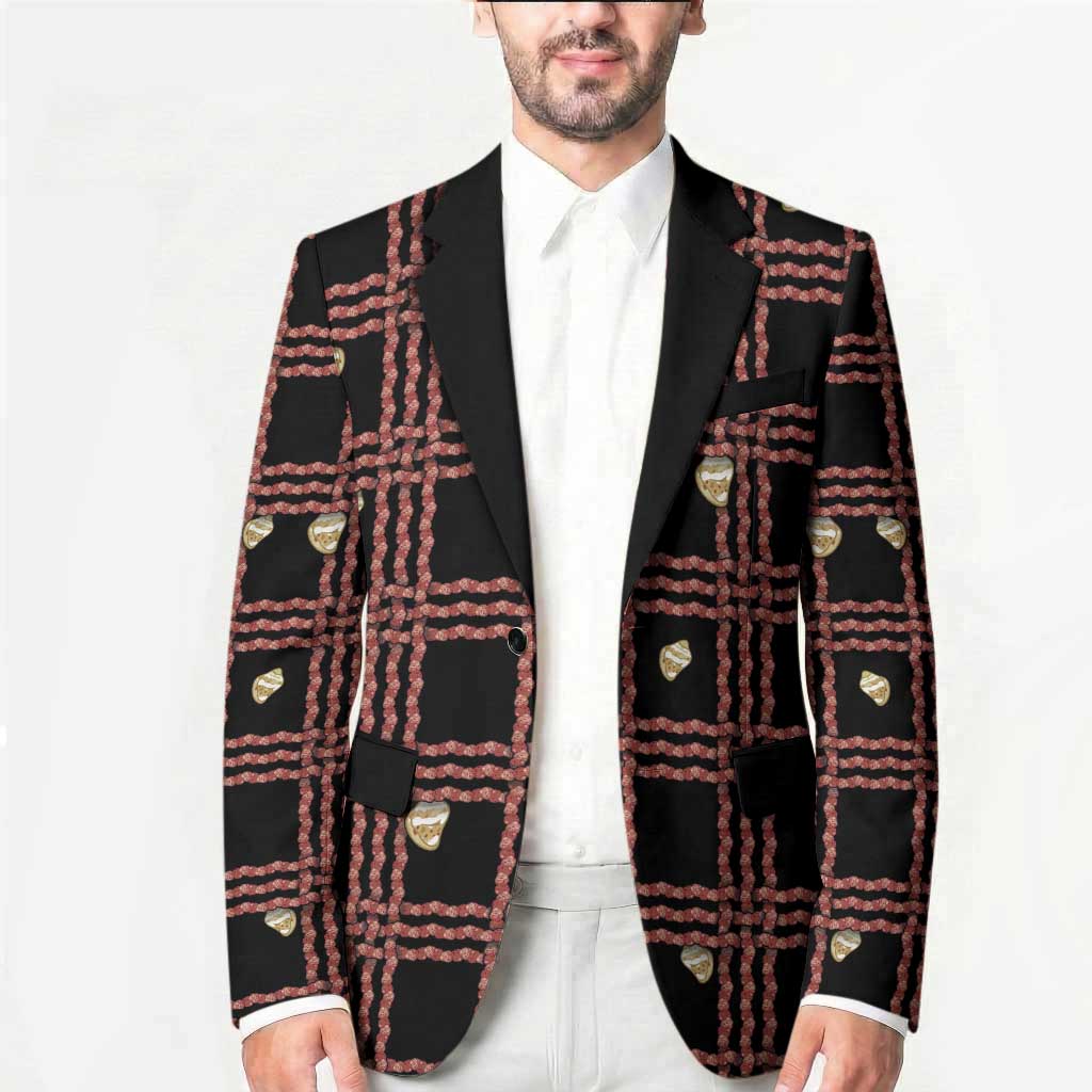 Hawaii Palaka Kahelelani Shell Lei Costume Blazer Plaid Patterns DT05 - Polynesian Pride