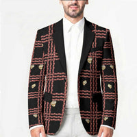 Hawaii Palaka Kahelelani Shell Lei Costume Blazer Plaid Patterns DT05 - Polynesian Pride
