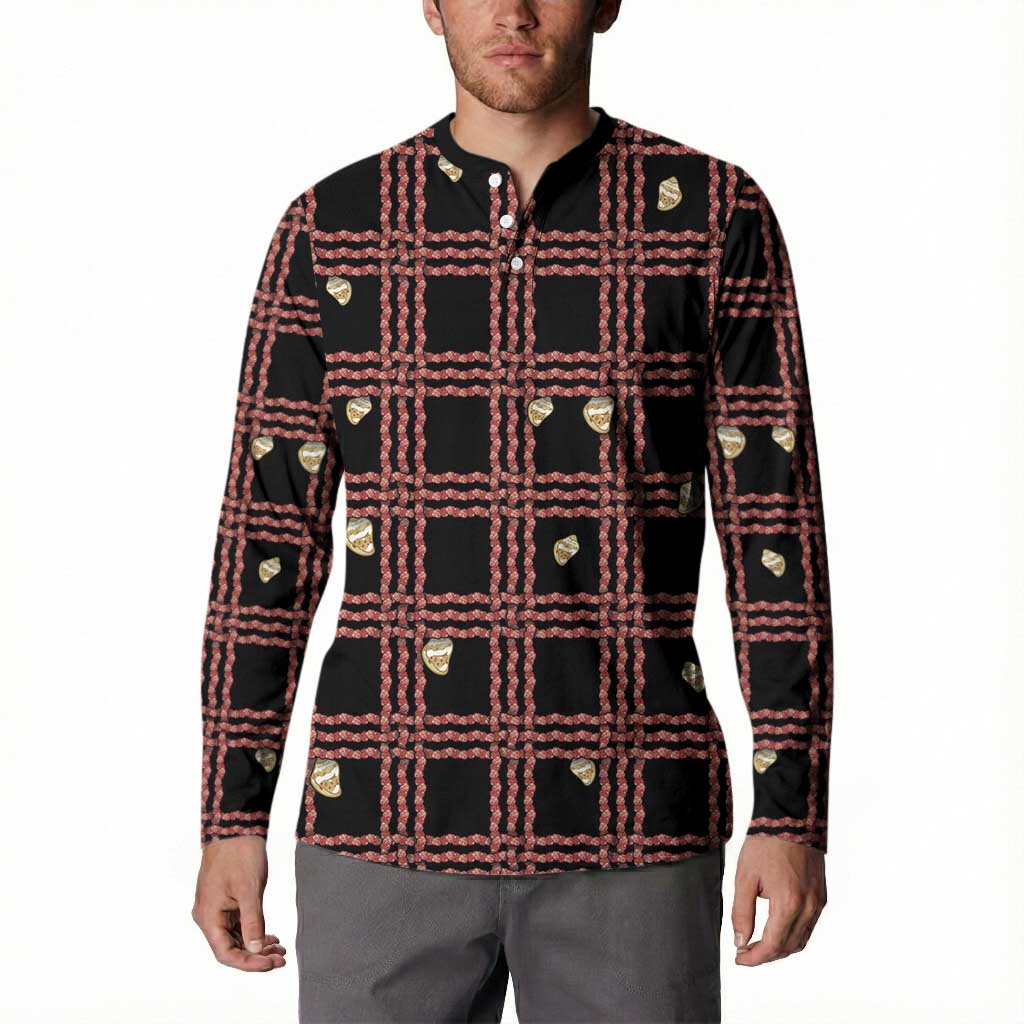 Hawaii Palaka Kahelelani Shell Lei Costume Button Sweatshirt Plaid Patterns DT05 - Polynesian Pride