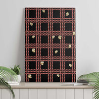 Hawaii Palaka Kahelelani Shell Lei Costume Canvas Wall Art Plaid Patterns DT05 - Polynesian Pride