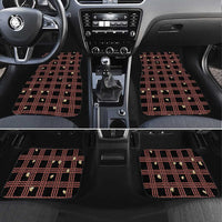 Hawaii Palaka Kahelelani Shell Lei Costume Car Mats Plaid Patterns DT05 Set 4pcs Black - Polynesian Pride