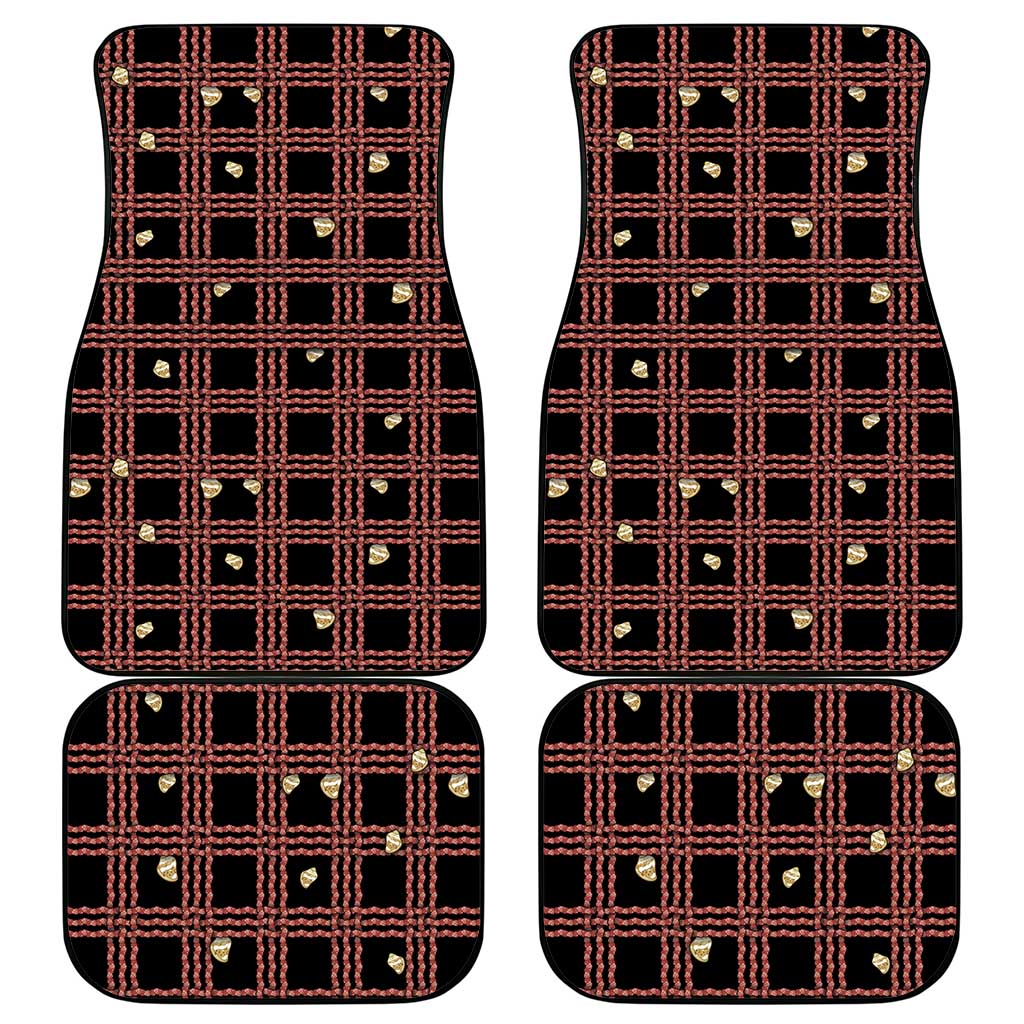 Hawaii Palaka Kahelelani Shell Lei Costume Car Mats Plaid Patterns DT05 - Polynesian Pride