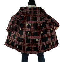 Hawaii Palaka Kahelelani Shell Lei Costume Cloak Plaid Patterns DT05 - Polynesian Pride