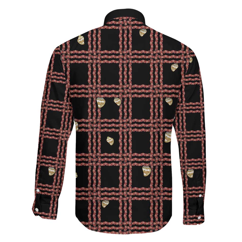 Hawaii Palaka Kahelelani Shell Lei Costume Family Matching Puletasi and Hawaiian Shirt Plaid Patterns