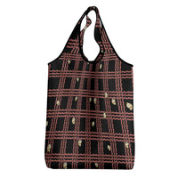 Hawaii Palaka Kahelelani Shell Lei Costume Grocery Bag Plaid Patterns DT05 - Polynesian Pride