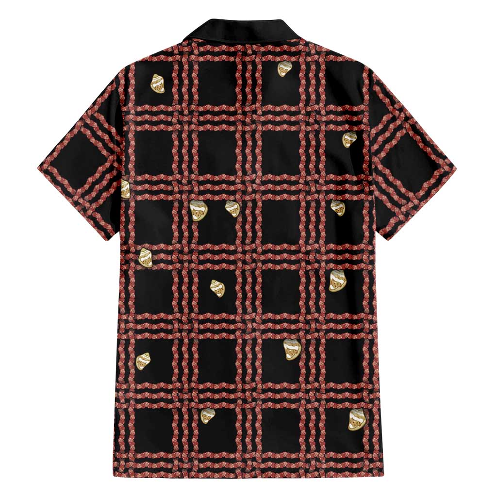 Hawaii Palaka Kahelelani Shell Lei Costume Hawaiian Shirt Plaid Patterns DT05 - Polynesian Pride