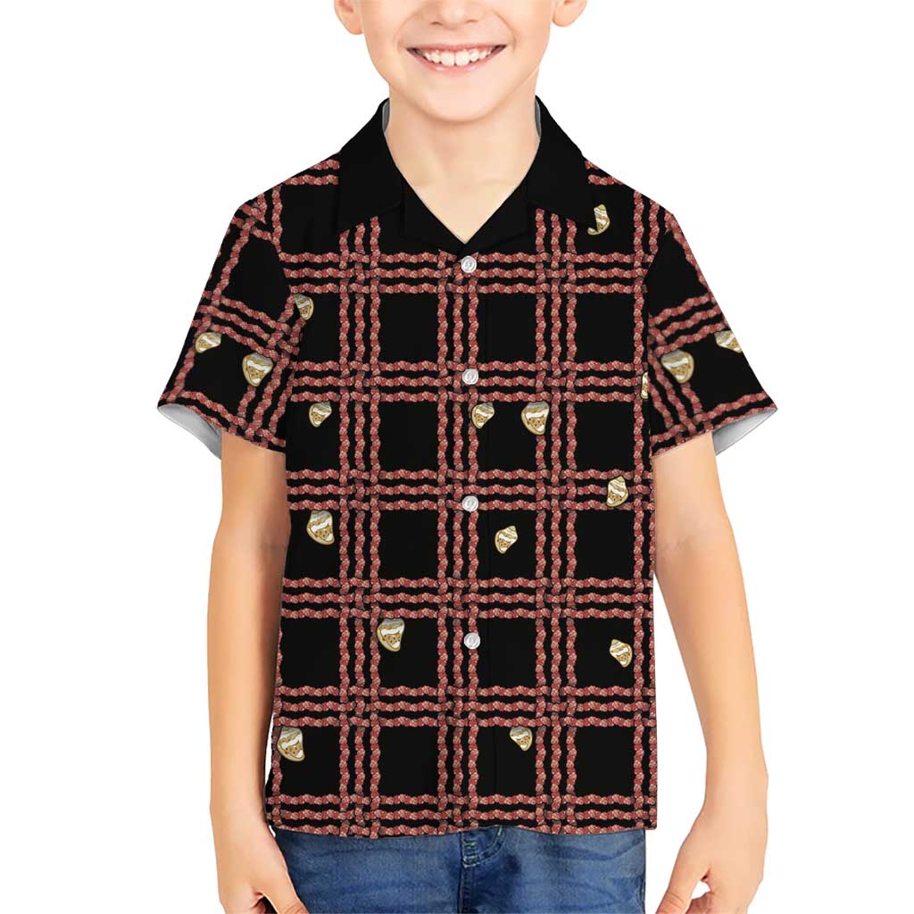 Hawaii Palaka Kahelelani Shell Lei Costume Hawaiian Shirt Plaid Patterns DT05 - Polynesian Pride
