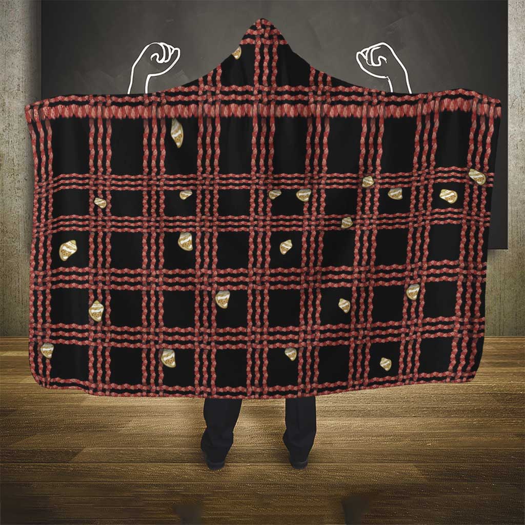 Hawaii Palaka Kahelelani Shell Lei Costume Hooded Blanket Plaid Patterns DT05 - Polynesian Pride