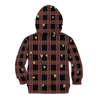 Hawaii Palaka Kahelelani Shell Lei Costume Kid Hoodie Plaid Patterns DT05 - Polynesian Pride
