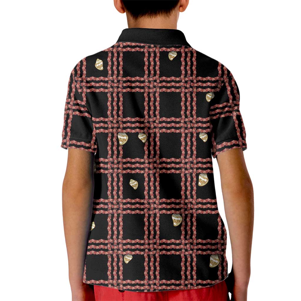 Hawaii Palaka Kahelelani Shell Lei Costume Kid Polo Shirt Plaid Patterns DT05 - Polynesian Pride