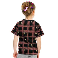 Hawaii Palaka Kahelelani Shell Lei Costume Kid T Shirt Plaid Patterns DT05 - Polynesian Pride