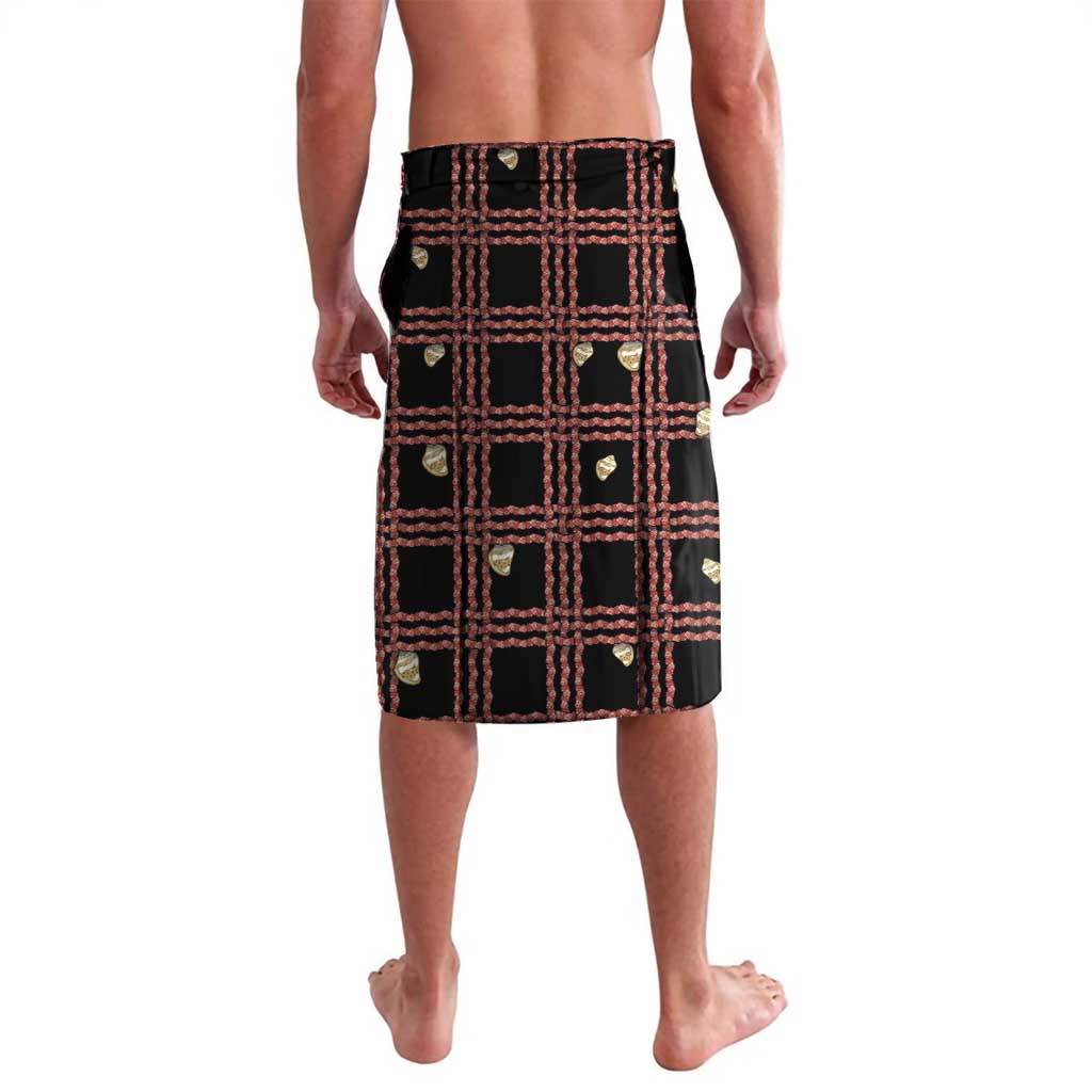 Hawaii Palaka Kahelelani Shell Lei Costume Lavalava Plaid Patterns DT05 - Polynesian Pride