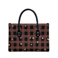 Hawaii Palaka Kahelelani Shell Lei Costume Leather Bag Plaid Patterns DT05 - Polynesian Pride