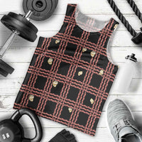 Hawaii Palaka Kahelelani Shell Lei Costume Men Tank Top Plaid Patterns DT05 - Polynesian Pride