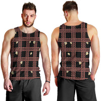 Hawaii Palaka Kahelelani Shell Lei Costume Men Tank Top Plaid Patterns DT05 - Polynesian Pride