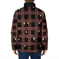 Hawaii Palaka Kahelelani Shell Lei Costume Padded Jacket Plaid Patterns DT05 - Polynesian Pride