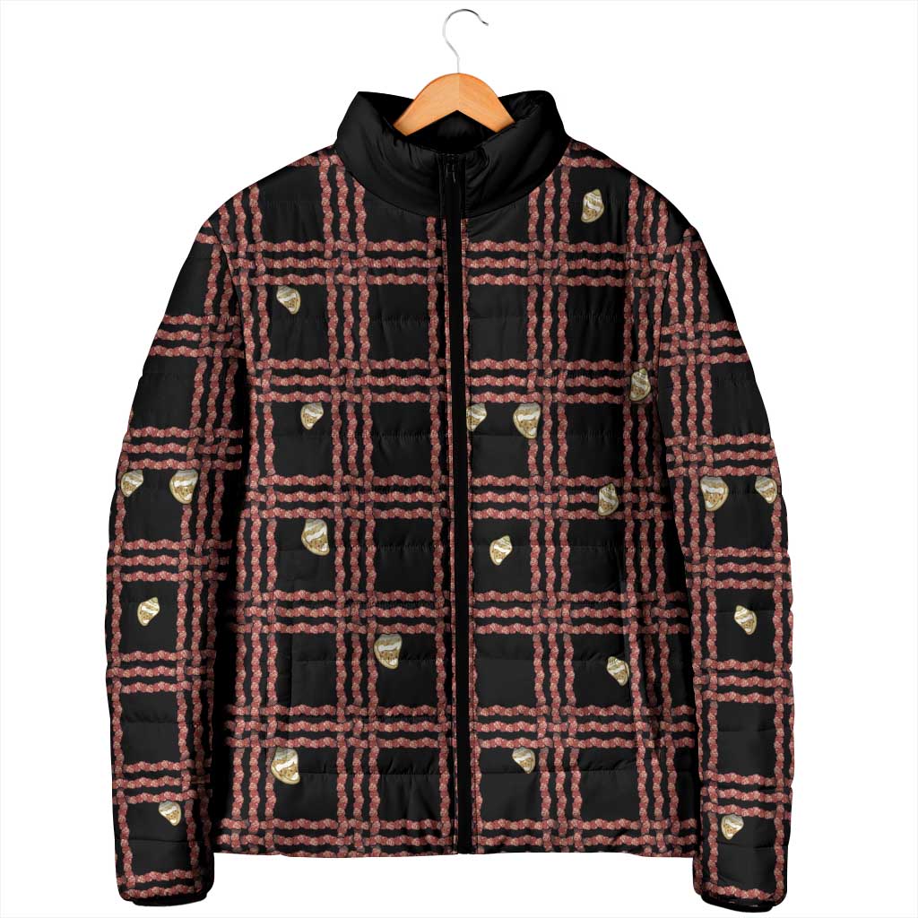 Hawaii Palaka Kahelelani Shell Lei Costume Padded Jacket Plaid Patterns DT05 - Polynesian Pride