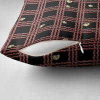 Hawaii Palaka Kahelelani Shell Lei Costume Pillow Cover Plaid Patterns DT05 - Polynesian Pride
