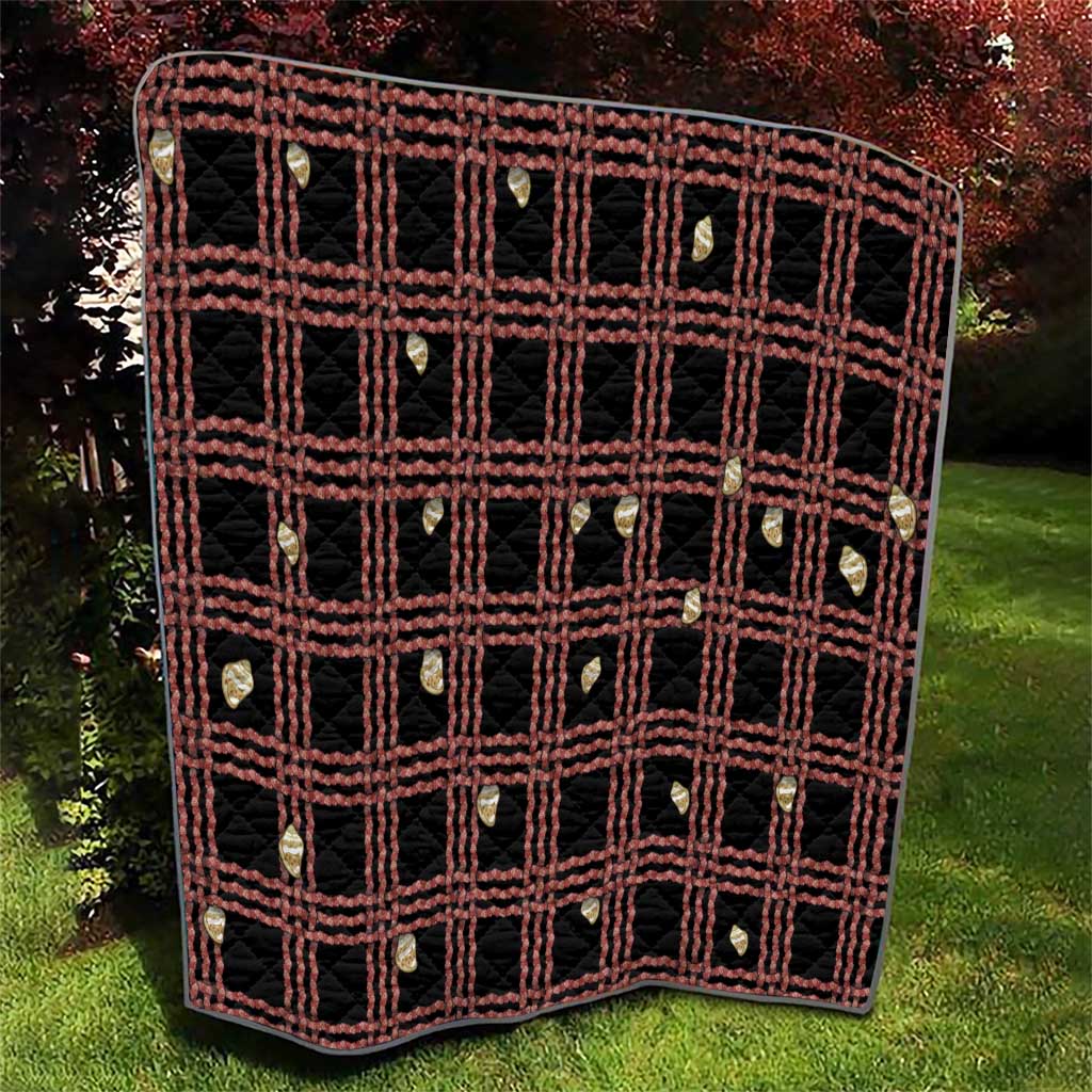 Hawaii Palaka Kahelelani Shell Lei Costume Quilt Plaid Patterns DT05 - Polynesian Pride