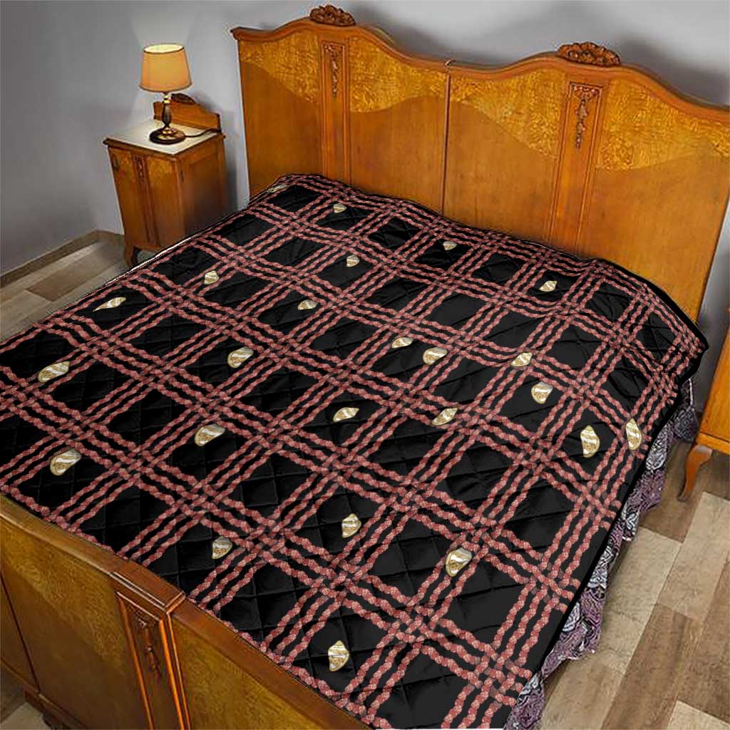 Hawaii Palaka Kahelelani Shell Lei Costume Quilt Plaid Patterns DT05 - Polynesian Pride