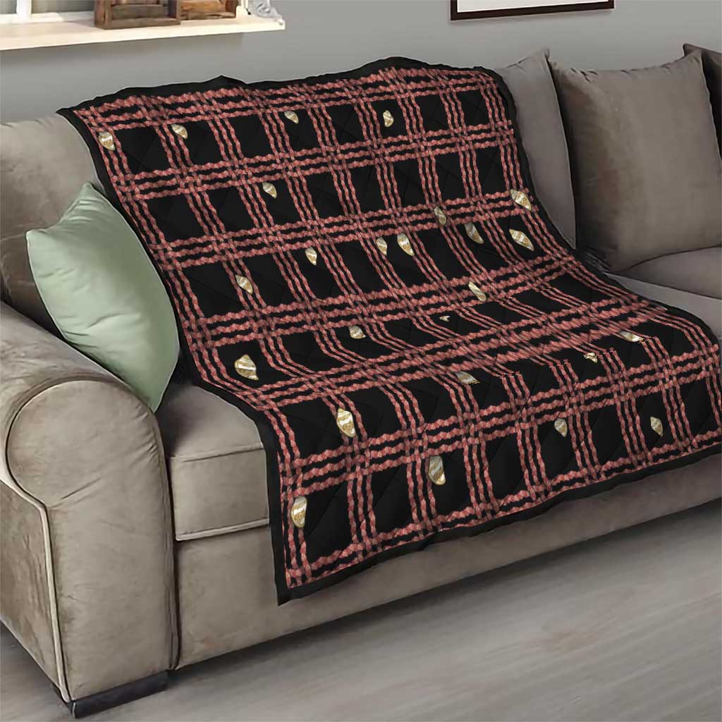Hawaii Palaka Kahelelani Shell Lei Costume Quilt Plaid Patterns DT05 - Polynesian Pride