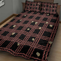 Hawaii Palaka Kahelelani Shell Lei Costume Quilt Bed Set Plaid Patterns