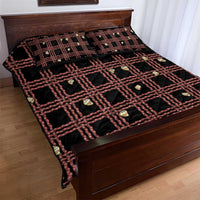 Hawaii Palaka Kahelelani Shell Lei Costume Quilt Bed Set Plaid Patterns