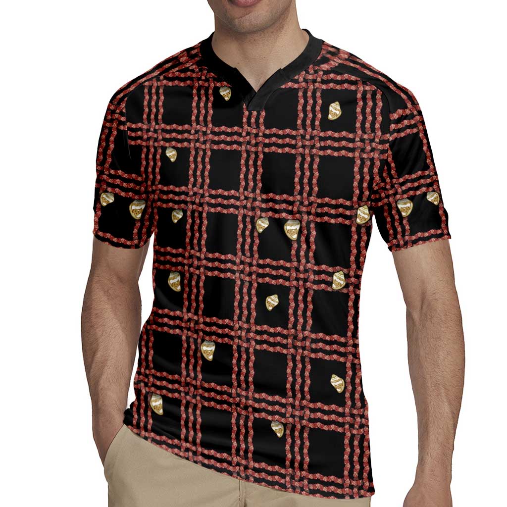 Hawaii Palaka Kahelelani Shell Lei Costume Rugby Jersey Plaid Patterns DT05 - Polynesian Pride