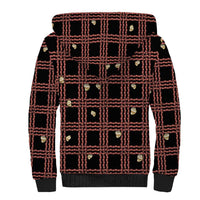 Hawaii Palaka Kahelelani Shell Lei Costume Sherpa Hoodie Plaid Patterns