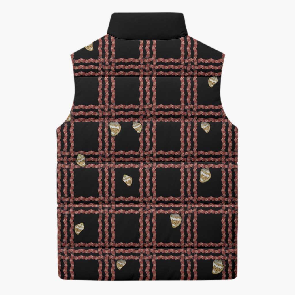 Hawaii Palaka Kahelelani Shell Lei Costume Sleeveless Puffer Jacket Plaid Patterns DT05 - Polynesian Pride