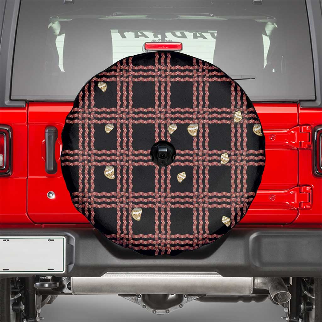 Hawaii Palaka Kahelelani Shell Lei Costume Spare Tire Cover Plaid Patterns DT05 - Polynesian Pride