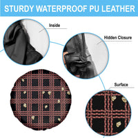 Hawaii Palaka Kahelelani Shell Lei Costume Spare Tire Cover Plaid Patterns DT05 - Polynesian Pride