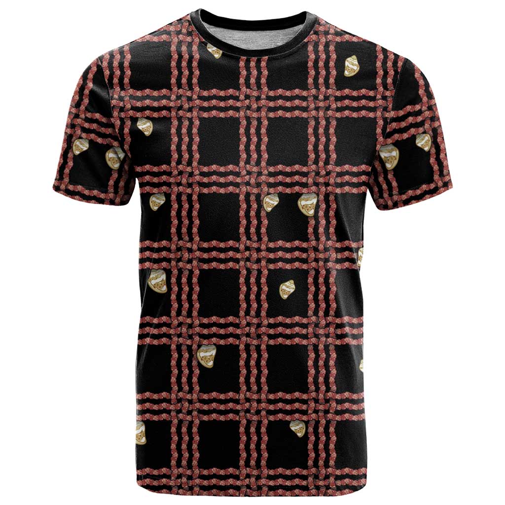 Hawaii Palaka Kahelelani Shell Lei Costume T Shirt Plaid Patterns DT05 Black - Polynesian Pride