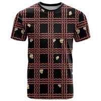 Hawaii Palaka Kahelelani Shell Lei Costume T Shirt Plaid Patterns DT05 Black - Polynesian Pride