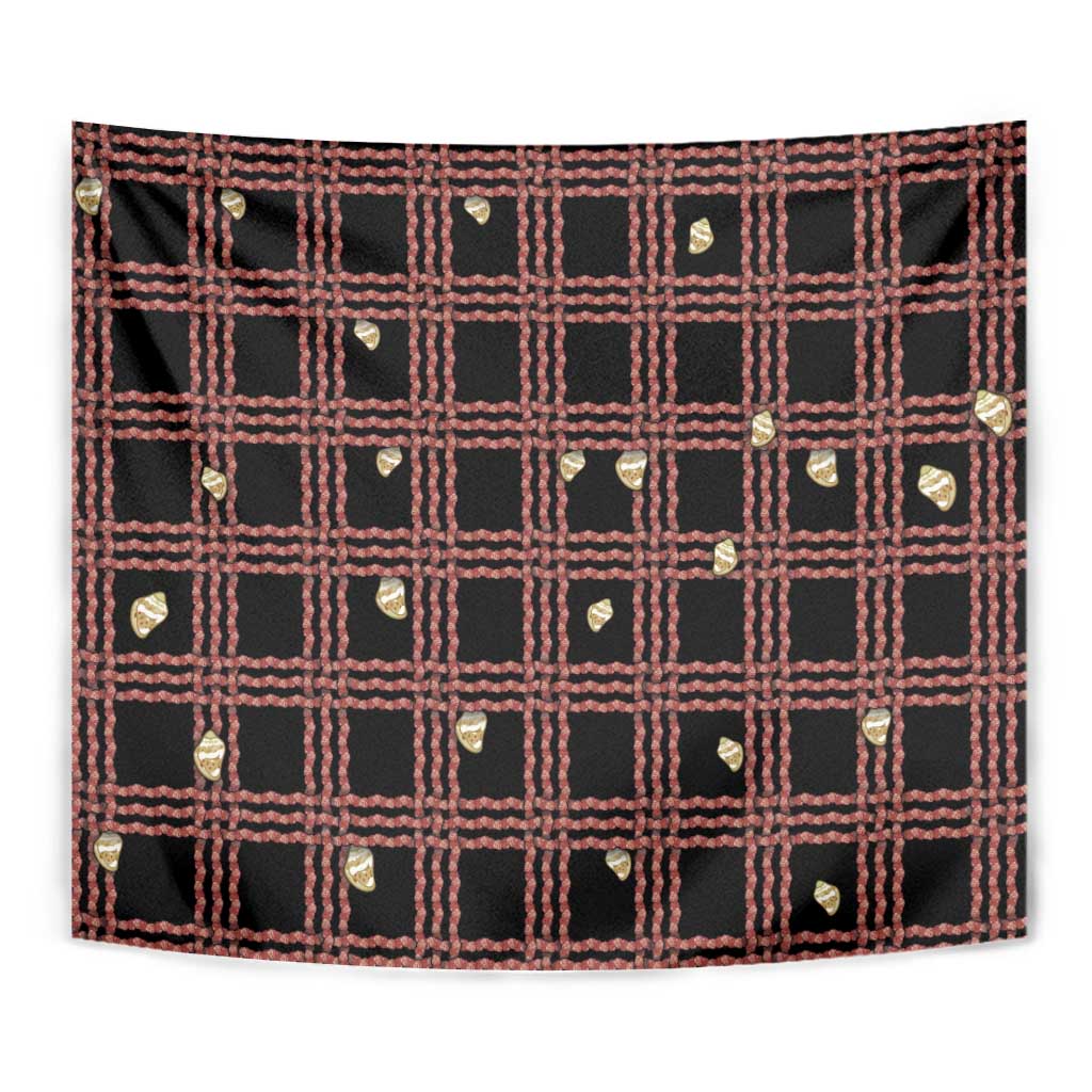 Hawaii Palaka Kahelelani Shell Lei Costume Tapestry Plaid Patterns DT05 - Polynesian Pride