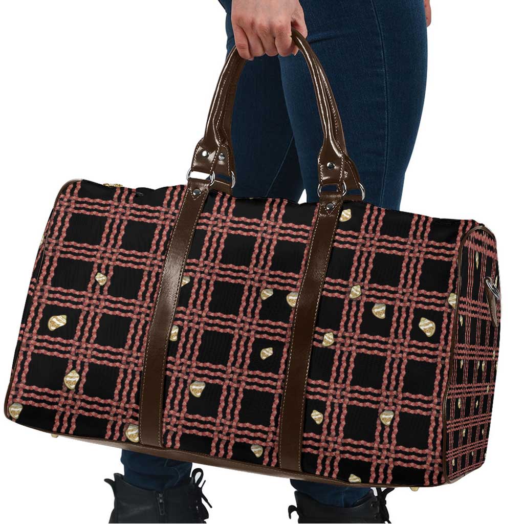 Hawaii Palaka Kahelelani Shell Lei Costume Travel Bag Plaid Patterns DT05 - Polynesian Pride