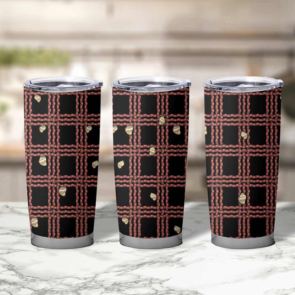 Hawaii Palaka Kahelelani Shell Lei Costume Tumbler Cup Plaid Patterns DT05 - Polynesian Pride