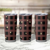 Hawaii Palaka Kahelelani Shell Lei Costume Tumbler Cup Plaid Patterns DT05 - Polynesian Pride