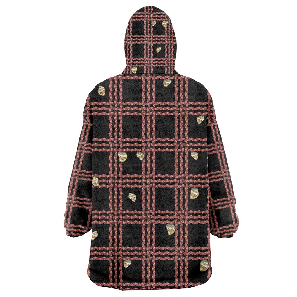 Hawaii Palaka Kahelelani Shell Lei Costume Wearable Blanket Hoodie Plaid Patterns