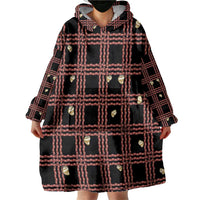 Hawaii Palaka Kahelelani Shell Lei Costume Wearable Blanket Hoodie Plaid Patterns