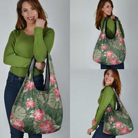Hawaii Grocery Bag Green Polynesian Monstera Patterns DT05 - Polynesian Pride