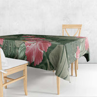 Hawaii Tablecloth Green Polynesian Monstera Patterns DT05 - Polynesian Pride